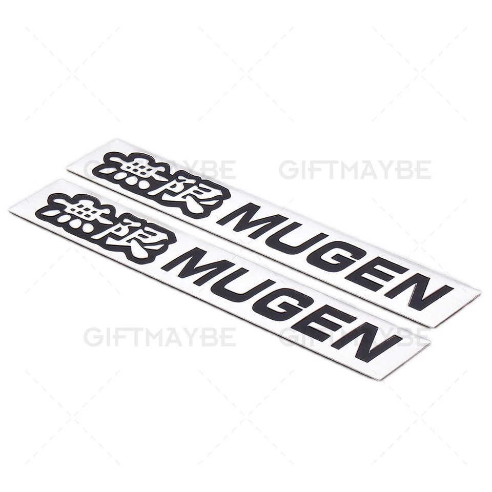 For Honda Civic Accord Fit 3D Car Mugen Fender Trunk Badge Emblem Accessorie BLK Foto 2 de 4