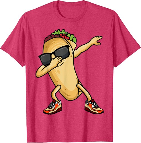 Dabbing Burrito Mexican Food Cinco de Mayo T-Shirt Hoodie - Picture 10 of 13