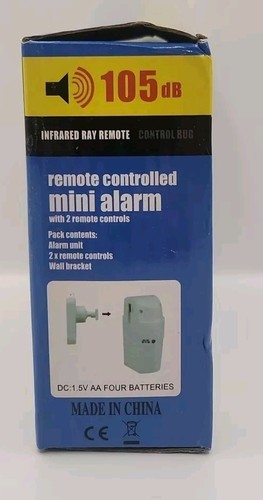 Infrared Ray Remote Control Bug Remote controlled mini alarm W/ 2 remotes - Picture 2 of 6