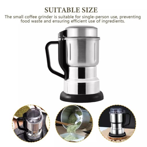 300W Electric Coffee Grinder Grinding Milling Bean Nut Spice Matte Blade Blender - Picture 2 of 9