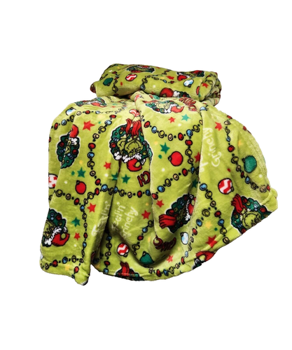 Extra Large Christmas Sherpa Fleece Throw Soft&Warm Sofa Bed or Settee Blanket - Picture 6 of 10