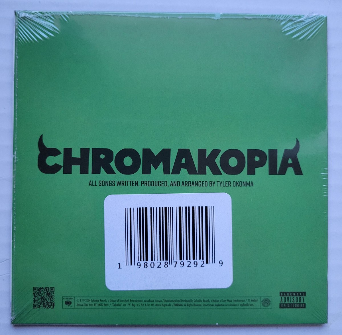 BRAND NEW SEALED Tyler, The Creator - Chromakopia Limited