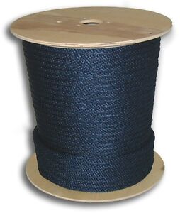 ANCHOR ROPE DOCK LINE 5//8/" X 150/' BRAIDED 100/% NYLON ORANGE MADE IN USA