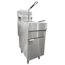 Omcan USA 44225 Full Pot Floor Model Gas Fryer