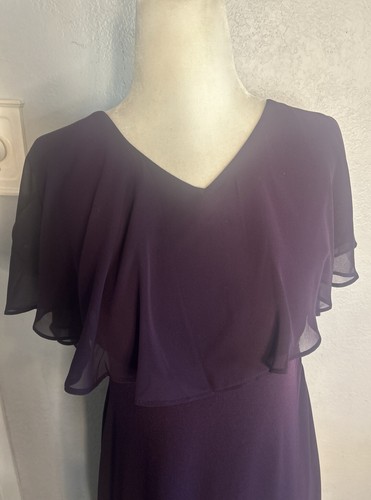 Abito da sera formale elegante viola taglia 8 - Foto 5 di 13