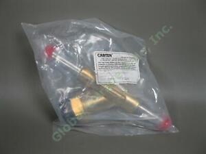 Carten-UHP-Ultra-High-Purity-300008-69-Brass-Stainless-Butt-Weld-1-034-Tube-Valve
