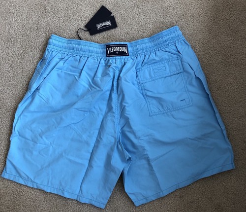 New w Tags Authentic VILEBREQUIN MOOREA Swim Trunks - BLUE for Men XXXL - 3XL - Picture 2 of 9