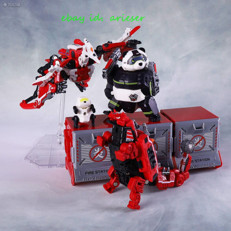52toys Beastbox Botcon Firefighter Heroes Set Action Figure