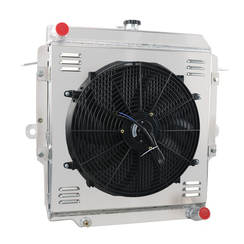 3Row Radiator+Shroud Fan+Relay For Land Cruiser 75 Series HZJ79 HZJ75 90-01 MT - Picture 10 of 18