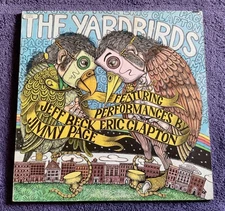 The Yardbirds 1970 Epic 2 LP Set "Feat. Jeff Beck Eric Clapton Jimmy Page" cLEAn