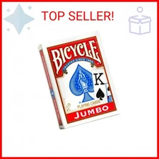 Springbok Bicycle Poker Size Jumbo Index Playing Cards (Colors May Vary)