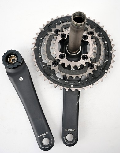 Shimano XTR FC-M970 MTB Bike Crankset 44/32/22t Crank 175mm Triple - Picture 5 of 5
