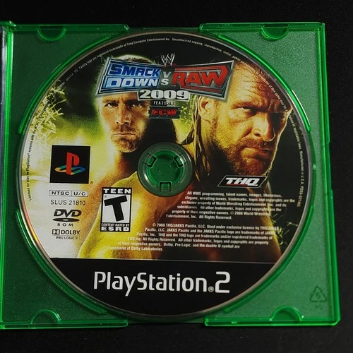 New ListingSmackDown vs. Raw 2009 PS2 NTSC-U/C Tested