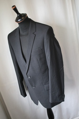 Vtg Hugo Boss grey 2 piece suit small 38R W 34" L 32" mod revival - Picture 10 of 19