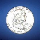 1961 Proof Franklin Half Dollar