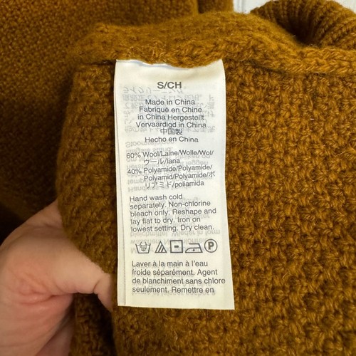 Neu mit Etikett Madewell Wollmischung Rollkragen Midikleid Größe Small - Bild 5 von 5