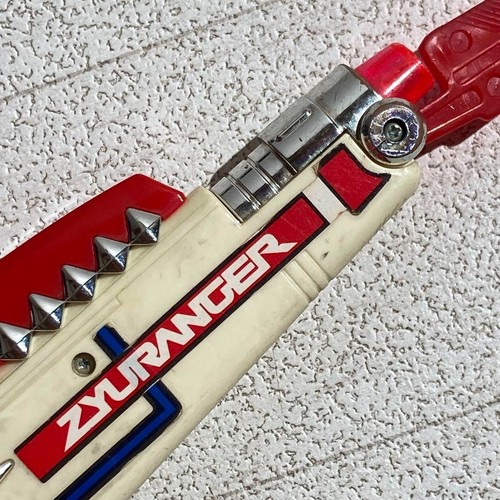 Vintage BANDAI Kyouryuu Sentai Zyuranger Zord Toy Ranger Stick Set USED AS-IS - Picture 10 of 14