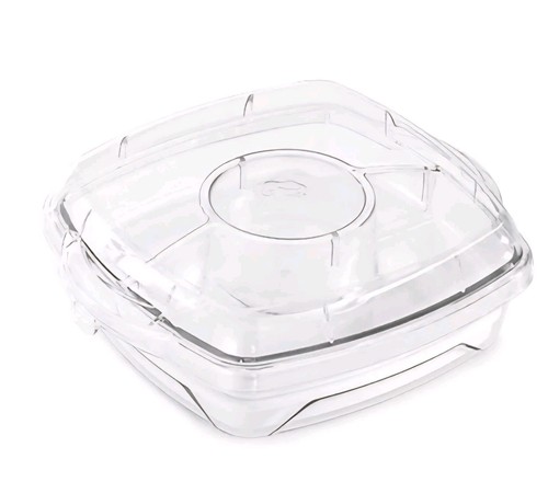 Pampered Chef SMALL SQUARE COOL & SERVE 2613 NEW Fruit Veggie Tray NIB - Picture 5 of 7
