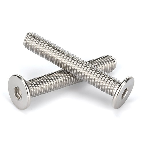 M6 304 Stainless Steel Ultra Thin Low Profile Wafer Head Hex Socket Cap Screw。 - Bild 5 von 18