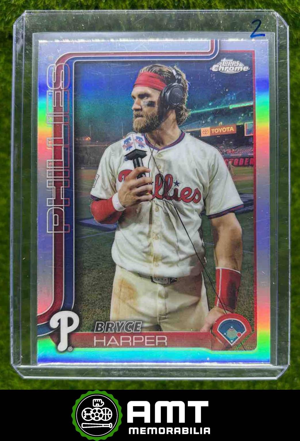 2025 Topps Chrome #150 Bryce Harper Image Variation Philadelphia Phillies #2