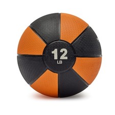 Weighted Medicine Ball 12 Pounds Orange/Black