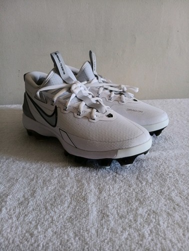 Größe 11 Nike Herren Force Trout 9 Elite MCS Baseball Stollen weiß/silber FZ0884-102 - Bild 5 von 11