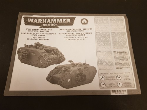 Warhammer 40,000 40K Space Marine Megaforce EMPTY BOX ONLY + Some Model Sheets - Picture 2 of 17
