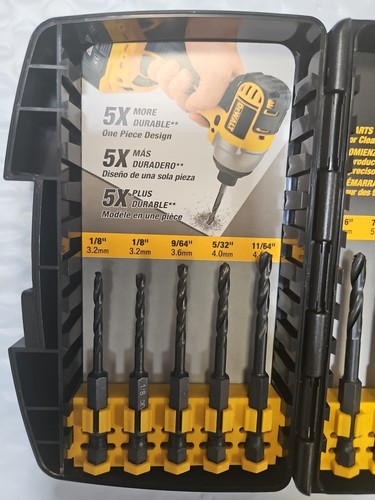 DEWALT DD5060 Impact Drilling Set, 10-Piece - Picture 2 of 4