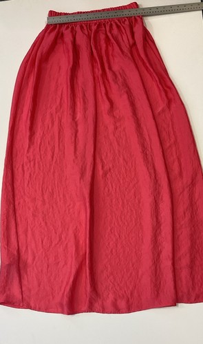 Mango Long Summer Skirt Coral Size M. - Picture 8 of 9