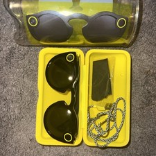 Snapchat Spectacles With Charging Case And Charging Cable