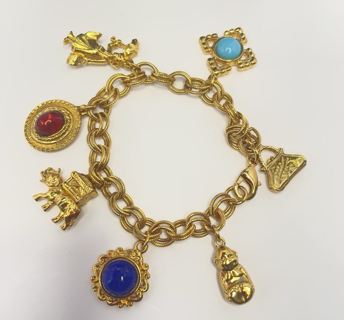 Missoma 14k Gold plated charm bracelet 7-7.5 inches - Picture 2 of 8