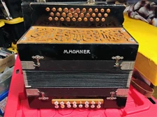 Hohner  3 row Accordion Button Box Accordian W/30 Treble Buttons