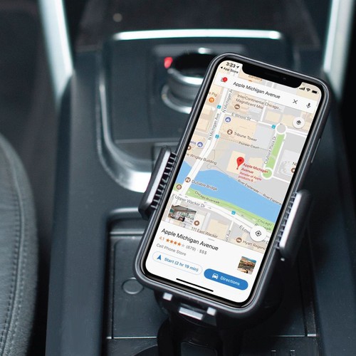 Universal Adjustable Car Phone Mount Cup Holder Cradle Stand For Cellphone - Picture 10 of 10