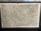 Vtg 1962 Hubbard Scientific Raised Relief Topographic Map of Knoxville TN Framed