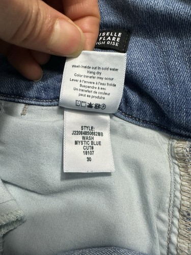 Veronica Beard Giselle Flare Extra High Rise Jeans $348 Womens 30 Missing Belt - Picture 12 of 15