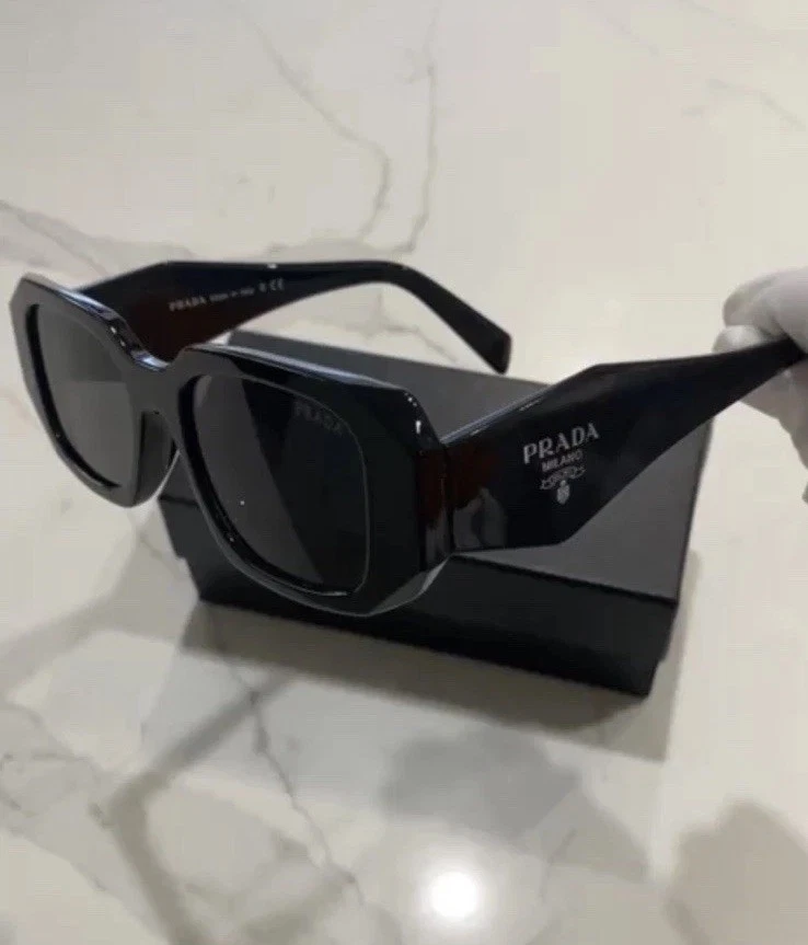 PRADA 17WS DESIGNER SUNGLASSES - BRAND NEW - HEXAGONAL SUNGLASSES - CLEARANCE SA - image 2 of 4