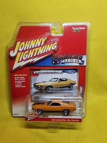 Johnny Lightning 1:64 Scale Muscle Cars U.S.A. 1970 Ford Mustang Mach 1 🔥X - Picture 2 of 11