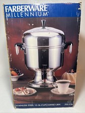 Farberware Automatic 12-36 Cup Stainless Steel Electric Urn Percolator FSU 236