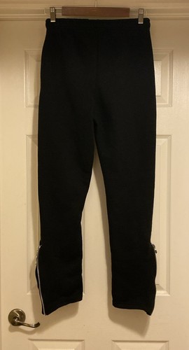 Saint Latin Cross Adjustable Flare Sweatpants Zipper Bottom Cross Charms Sz M - Picture 7 of 14
