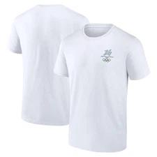 Men's Fanatics White Milano Cortina 2026 Winter Olympics Essentials T-Shirt