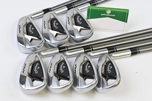 Callaway Apex DCB Irons / 5-PW+GW / Regular Flex Hzrdus Silver 65 Shafts - Picture 2 of 7