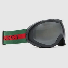 NEW - GUCCI Matte Black Ski Goggles – Unisex Designer Eyewear (Open Box) GENUINE