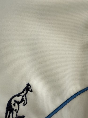 Australian L’alpina Removable Sleeve Track Jacket Navy White Italy Mens L 54 - Picture 3 of 14
