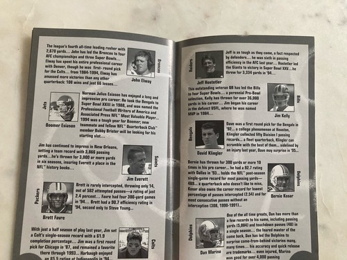 NFL Quarterback Club 96 | Sega Saturn | Manual Only - Picture 3 of 4