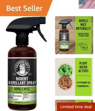 Child-Safe Natural Rodent Repellent Spray - 16 fl oz with Peppermint & Cinnamon