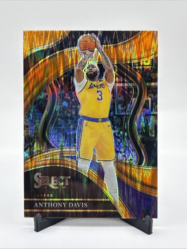 Anthony Davis 2023 Select Courtside Orange Flash Los Angeles Lakers Mavericks