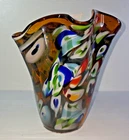 Vintage Jarek Kozlowsky Collection Art Glass Vase - Large 11" - Murano Style