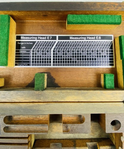 DIATEST Diatest E6, E7, E8 Bore Gage Set - Wood Box Storage Only!! EMPTY! - Picture 14 of 24