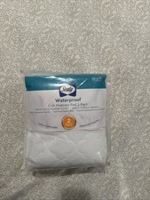    Sealy: Secure Protect Waterproof Fitted Crib Mattress Pad 2Pack  52x28    