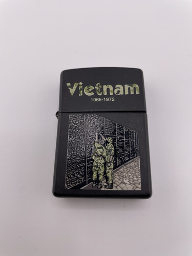 Black Matte Zippo Lighter Vietnam 1965-1972 Soldiers 0 XIV